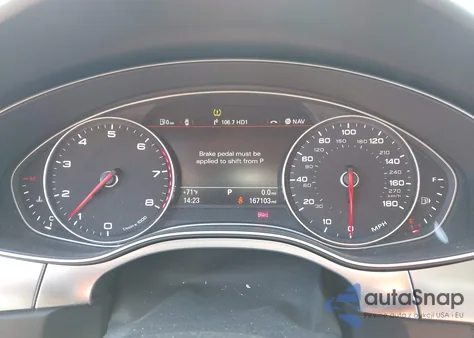 2015 Audi A6 3.0T Premium Plus from USA, damaged, VIN WAUHGAFC6FN011924